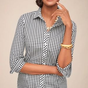 Talbots Gingham Button Down Shirt